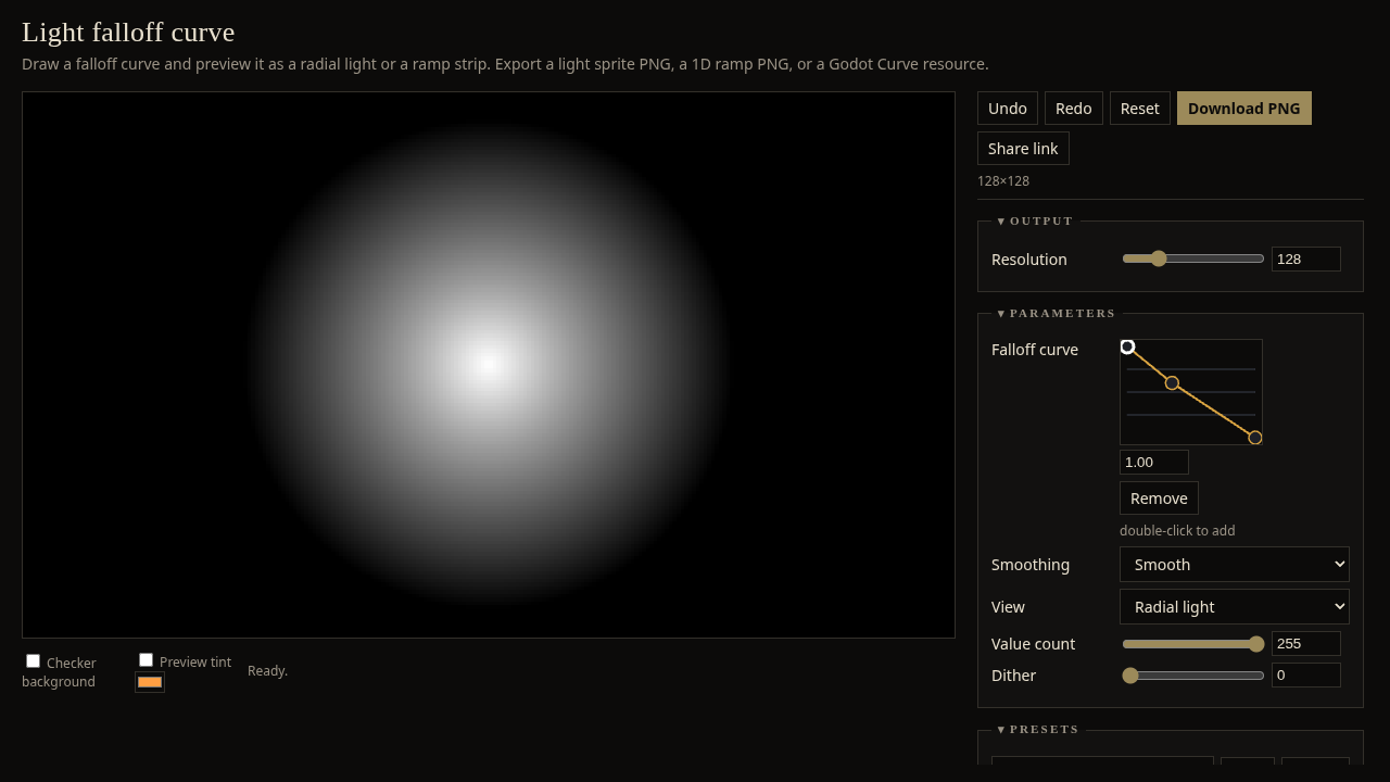Falloff Curve screenshot
